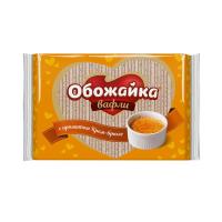 Вафли Обожайка аромат Крем-брюле 225г