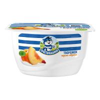 Творожок Простоквашино 130г персик абрикос