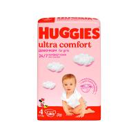 Подгузники HUGGIES Ultra Comfort №4-80шт д_дев 8-14кг